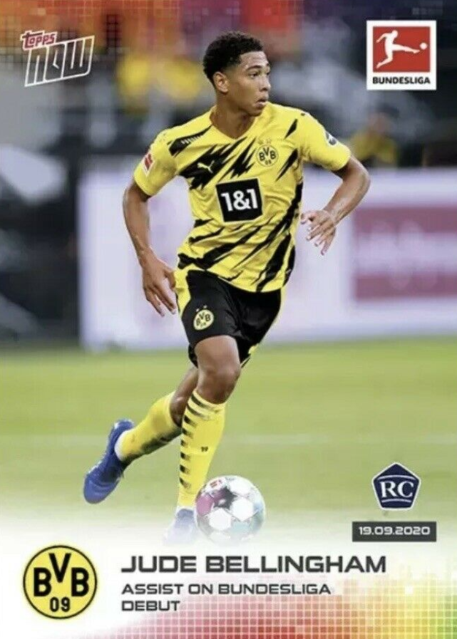 Topps Jude Bellingham ジュード ベリンガム 2022 Topps Bundesliga International Stars Dortmund Jude